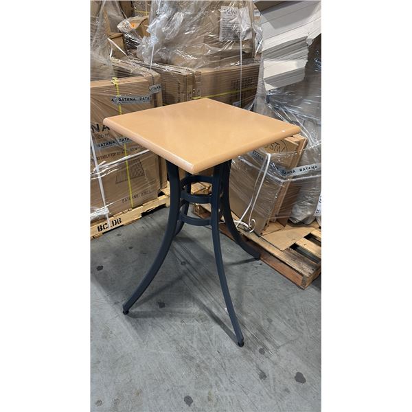 RATANA SEATTLE COUNTER PATIO TABLE BASE WITH APPROXIMATELY 24"X24" TABLE TOP