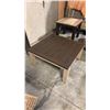 Image 1 : RATANA METAL MONTREAL COFFEE TABLE BASE WITH 32" X 32" TABLE TOP