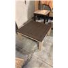 Image 1 : RATANA METAL MONTREAL COFFEE TABLE BASE WITH 32" X 32" TABLE TOP