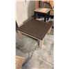 Image 1 : RATANA METAL MONTREAL COFFEE TABLE BASE WITH 32" X 32" TABLE TOP
