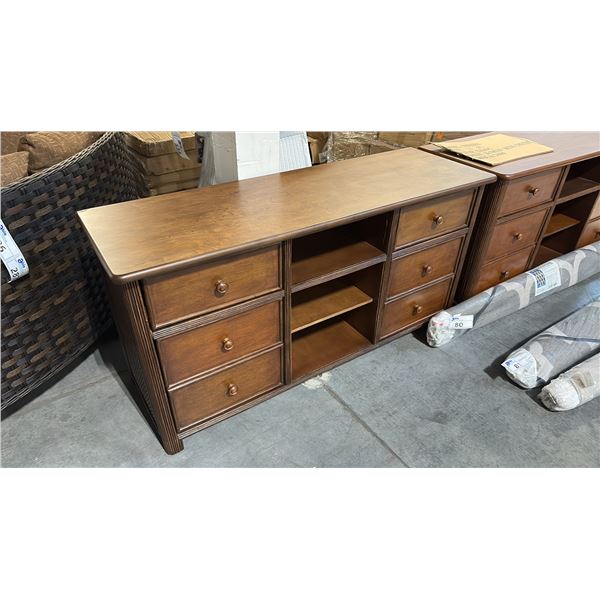 RATANA MOUNT SEYMOUR WOODEN MEDIA DRESSER (53"W 18"D 27"H)