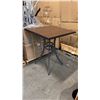 Image 1 : RATANA BAR HEIGHT PATIO TABLE WITH DURAWOOD TABLE TOP APPROXIMATELY 34"X34"