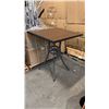 Image 1 : RATANA BAR HEIGHT PATIO TABLE WITH DURAWOOD TABLE TOP APPROXIMATELY 34"X34"