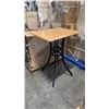 Image 1 : RATANA SEATTLE BAR PATIO TABLE BASE WITH APPROXIMATELY 31"X24" TABLE TOP