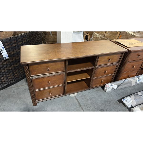 RATANA MOUNT SEYMOUR WOODEN MEDIA DRESSER (53"W 18"D 27"H)