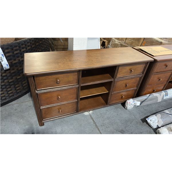 RATANA MOUNT SEYMOUR WOODEN MEDIA DRESSER (53"W 18"D 27"H)