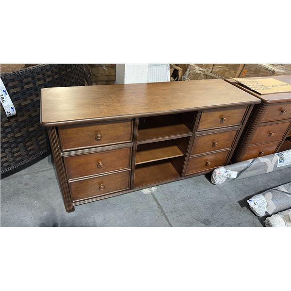 RATANA MOUNT SEYMOUR WOODEN MEDIA DRESSER (53"W 18"D 27"H)