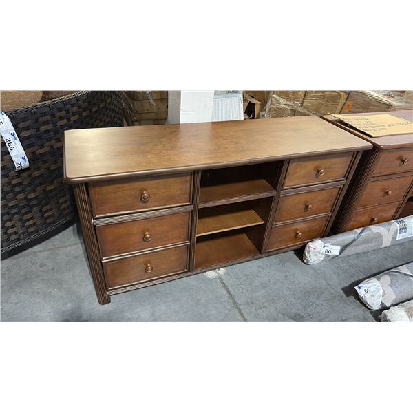 RATANA MOUNT SEYMOUR WOODEN MEDIA DRESSER (53"W 18"D 27"H)