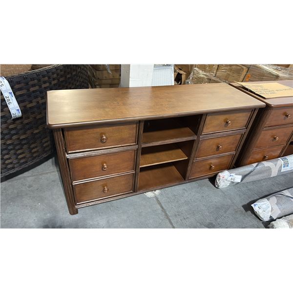 RATANA MOUNT SEYMOUR WOODEN MEDIA DRESSER (53"W 18"D 27"H)
