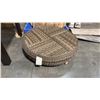 Image 1 : RATANA HILLSBORO SECTIONAL 40" ROUND COFFEE TABLE/OTTOMAN