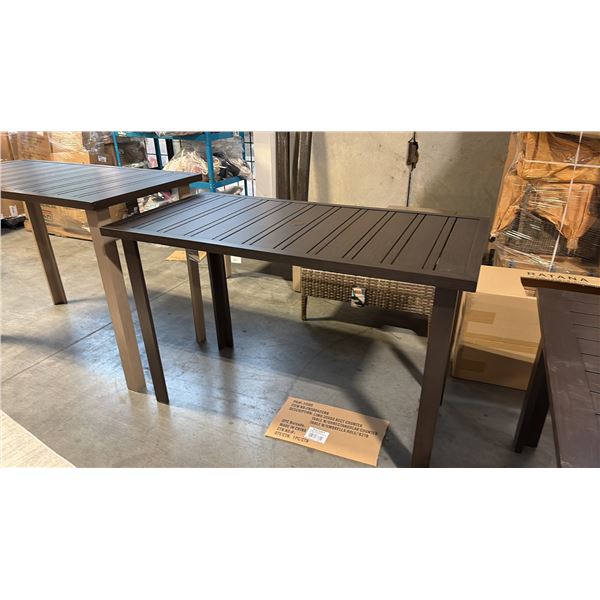 RATANA LIMO METAL PATIO BAR TABLE (30" X 60")