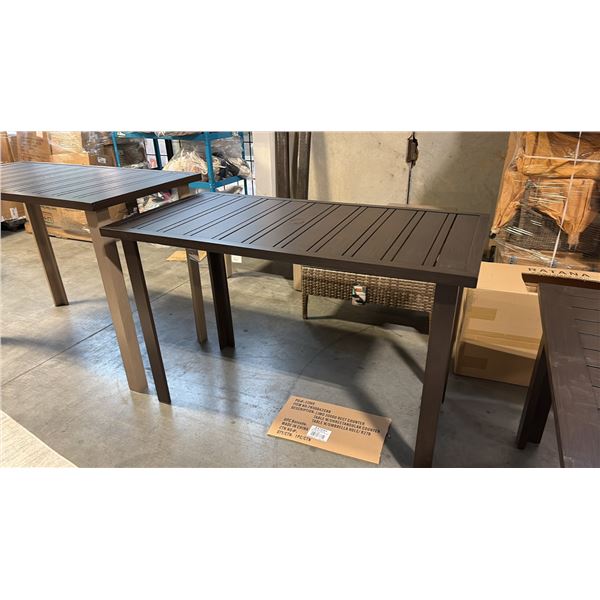 RATANA LIMO METAL PATIO BAR TABLE (30" X 60")