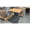Image 1 : RATANA SEATTLE COUNTER PATIO TABLE BASE WITH APPROXIMATELY 31"X31" TABLE TOP