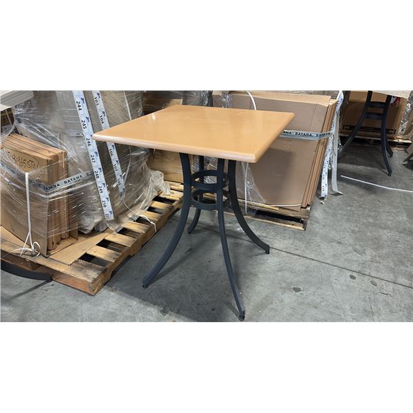 RATANA SEATTLE COUNTER PATIO TABLE BASE WITH APPROXIMATELY 31"X31" TABLE TOP