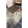 Image 1 : RATANA METAL MONTREAL COFFEE TABLE BASE WITH 32" X 32" TABLE TOP