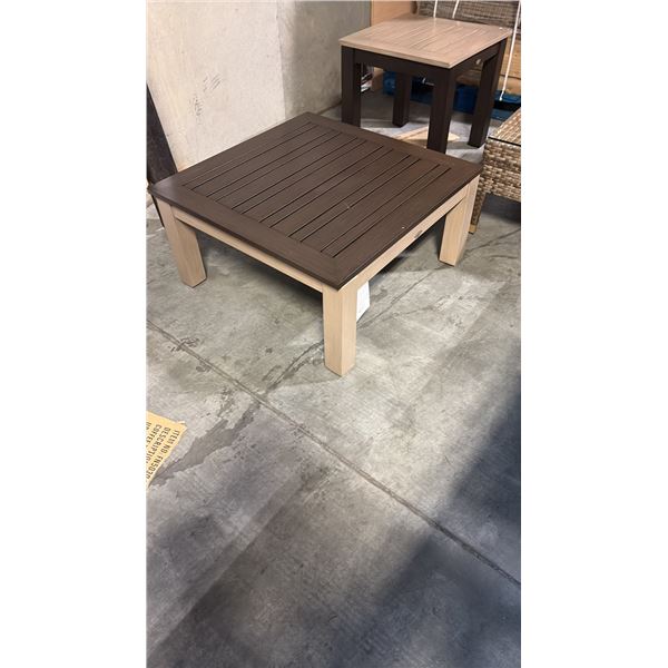 RATANA METAL MONTREAL COFFEE TABLE BASE WITH 32" X 32" TABLE TOP