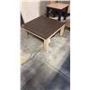 Image 1 : RATANA METAL MONTREAL COFFEE TABLE BASE WITH 32" X 32" TABLE TOP