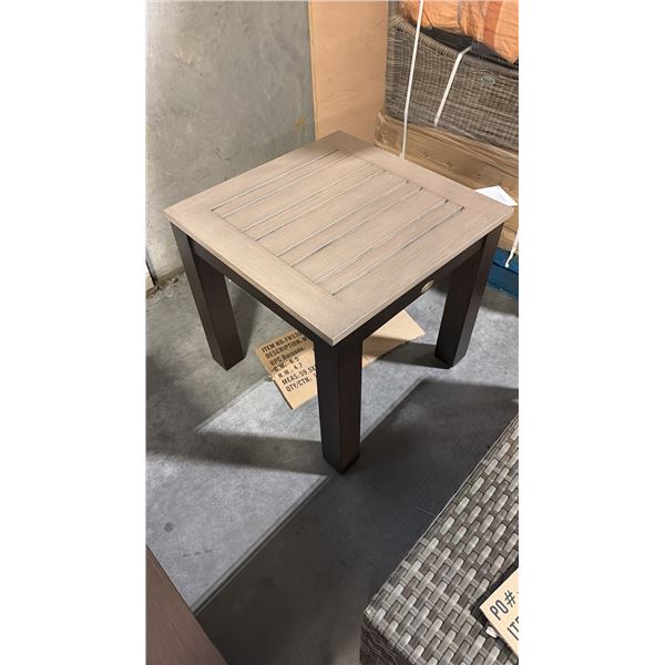2 RATANA MONTREAL END TABLE BASE WITH 23" X 23" TABLE TOP