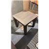 Image 1 : 2 RATANA MONTREAL END TABLE BASE WITH 23" X 23" TABLE TOP