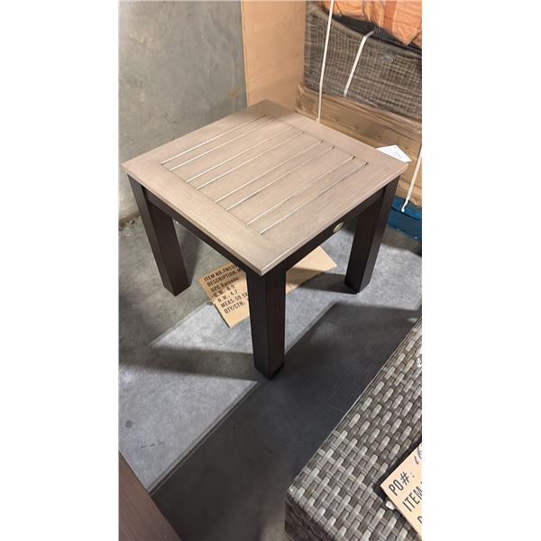 2 RATANA MONTREAL END TABLE BASE WITH 23" X 23" TABLE TOP