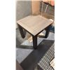 Image 1 : 2 RATANA MONTREAL END TABLE BASE WITH 23" X 23" TABLE TOP