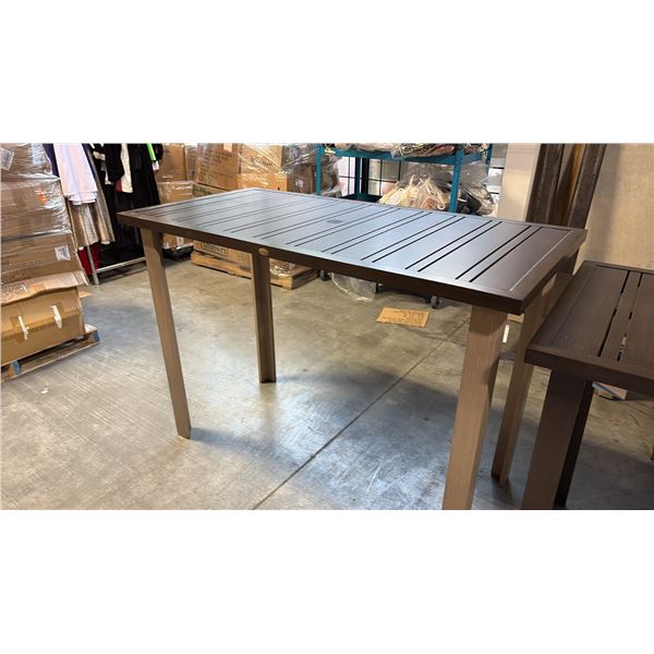 RATANA LIMO METAL BAR TABLE (60"W 30"D 42"H)