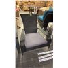 Image 1 : PATIO FLARE BLACK/GREY MUSKOKA PATIO CHAIR