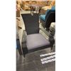 Image 1 : PATIO FLARE BLACK/GREY MUSKOKA PATIO CHAIR