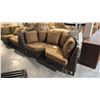 Image 1 : RATANA SAND SEBASTIAN CURVED CORNER CUDDLE COUCH 80"W