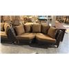 Image 2 : RATANA SAND SEBASTIAN CURVED CORNER CUDDLE COUCH 80"W