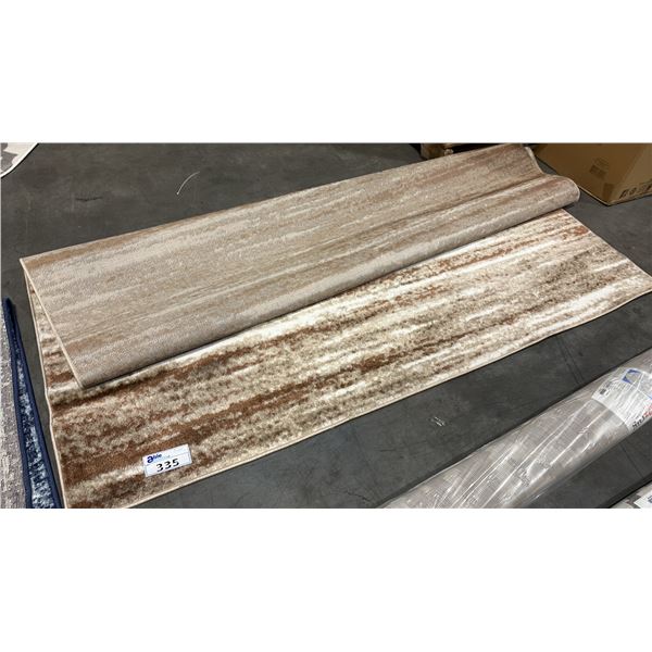 A2ZRUG PALMA COLLECTION WHITE/BEIGE PATTERN RUG (200CM X 290CM)