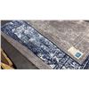 Image 1 : A2ZRUG SANTORIM COLLECTION BLUE/WHITE PATTERN RUG (200CM X 290CM)