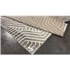 Image 1 : A2ZRUG PARIS COLLECTION GREY/WHITE PATTERN RUG (200CM X 290CM)