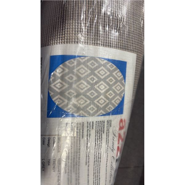 A2ZRUG TRENDY COLLECTION GREY/WHITE PATTERN RUG (160CM X 160CM)