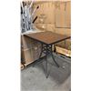 Image 1 : RATANA BAR HEIGHT PATIO TABLE WITH DURAWOOD TABLE TOP APPROXIMATELY 34"X34"