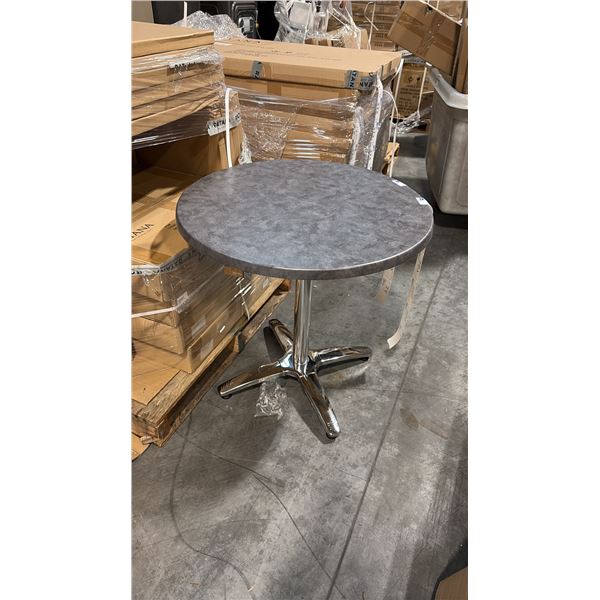 RATANA METAL TABLE WITH GREY 30" ROUND TOP