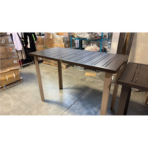 RATANA LIMO METAL PATIO BAR TABLE (30" X 60")