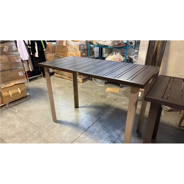 RATANA LIMO METAL PATIO BAR TABLE (30" X 60")