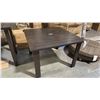 Image 1 : RATANA LIMO METAL PATIO TABLE WITH UMBRELLA HOLE (43" X 43")