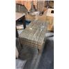 Image 1 : RATANA TUSCANY COFFEE TABLE WITH CLEAR GLASS TOP (93" X 53")