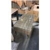 Image 1 : RATANA TUSCANY COFFEE TABLE WITH CLEAR GLASS TOP (93" X 53")