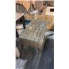 Image 1 : RATANA TUSCANY COFFEE TABLE WITH CLEAR GLASS TOP (93" X 53")