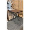 Image 1 : RATANA BAR HEIGHT PATIO TABLE WITH DURAWOOD TABLE TOP APPROXIMATELY 34"X34"