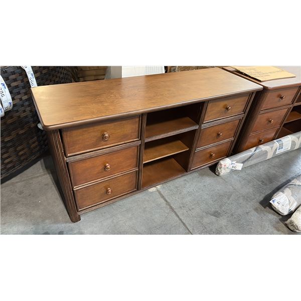 RATANA MOUNT SEYMOUR WOODEN MEDIA DRESSER (53"W 18"D 27"H)