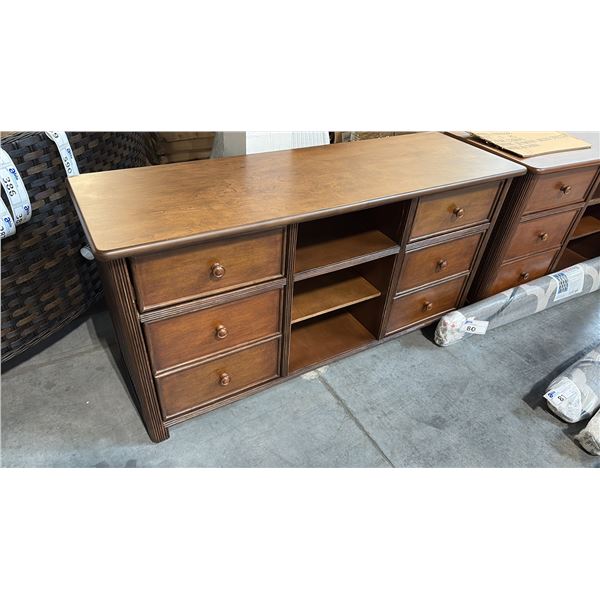RATANA MOUNT SEYMOUR WOODEN MEDIA DRESSER (53"W 18"D 27"H)