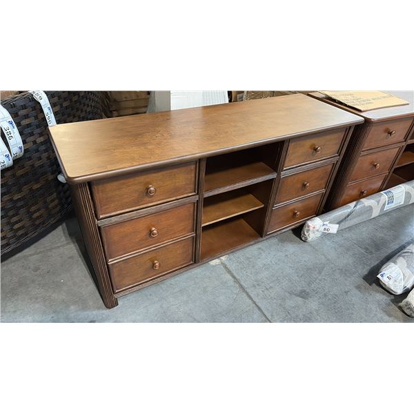 RATANA MOUNT SEYMOUR WOODEN MEDIA DRESSER (53"W 18"D 27"H)