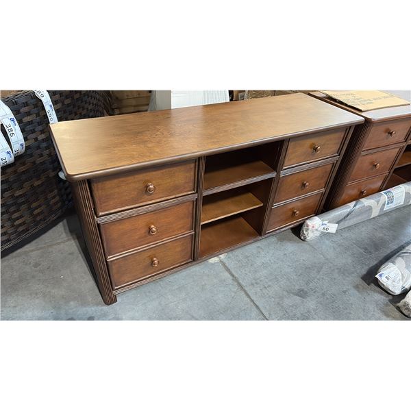 RATANA MOUNT SEYMOUR WOODEN MEDIA DRESSER (53"W 18"D 27"H)