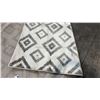 Image 1 : A2ZRUG TRENDY COLLECTION GREY/WHITE PATTERN RUG (160CM X 230CM)