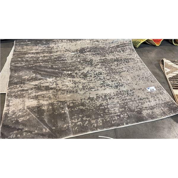 A2ZRUG PALMA COLLECTION LIGHT GREY/DARK GREY PATTERN RUG (160CM X 230CM)
