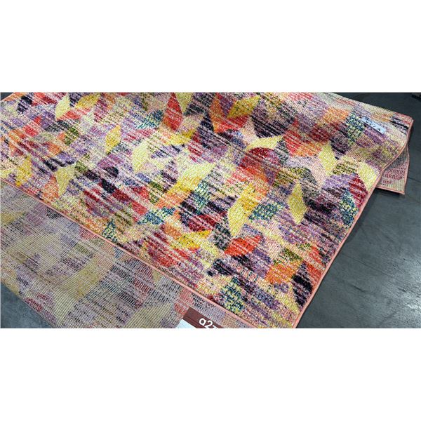 A2ZRUG RIO COLLECTION MULTICOLOURED PATTERN RUG (160CM X 230CM)